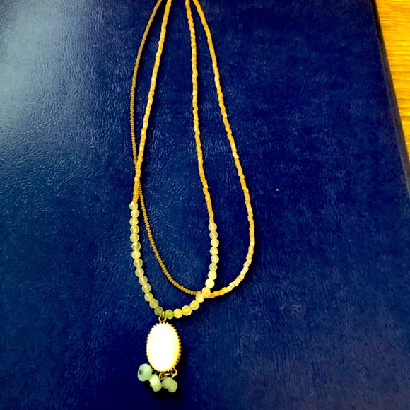 J Jill Mother Of Pearl Necklace 